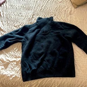 Like new Barbour sweater. Heather blue.